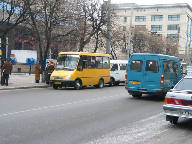 Движение кировоградских автобусов