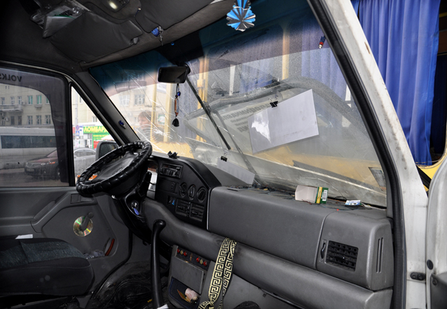 Авария в Запорожье: столкнулись две маршрутки Авария в Запорожье: столкнулись две маршрутки