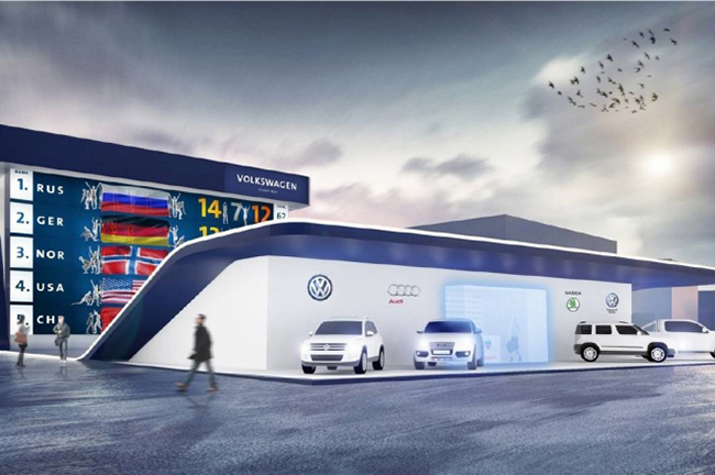 Volkswagen поставил более 3 тысяч автомобилей для зимних олимпийских игр