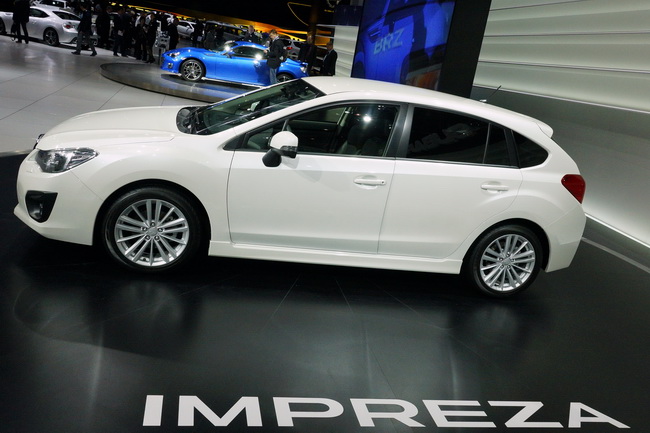 На Женевском автосалоне 2012 Subaru презентовала Impreza нового поколения