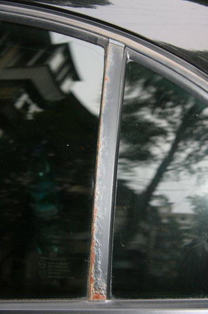 окантовка форточек задних дверей Chevrolet Evanda