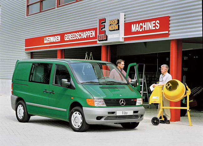 Развозные автомобили Mercedes-Benz Vito