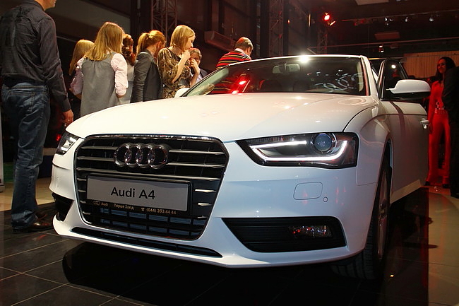 Фото новых моделей Audi, презентованных в Украине