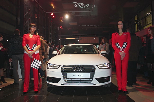 Фото новых моделей Audi, презентованных в Украине