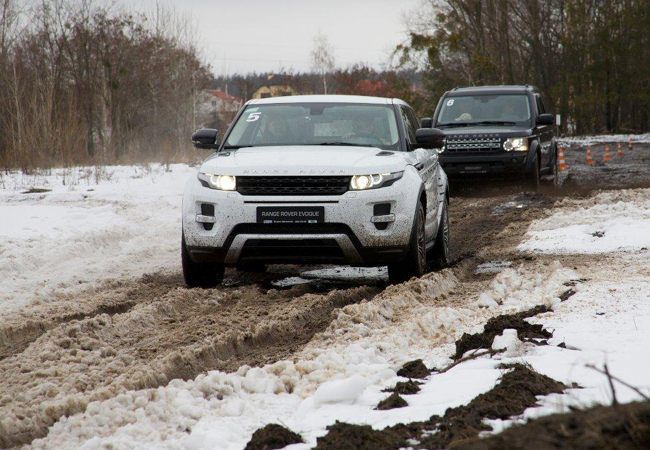 Тест-драйв на внедорожниках Land Rover