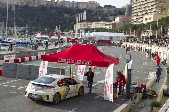 Opel Ampera победила в ралли Монте Карло