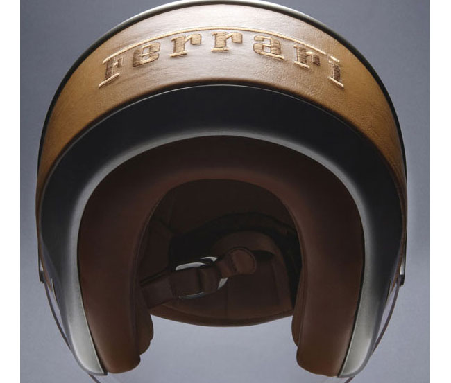 Ferrari racing helmet