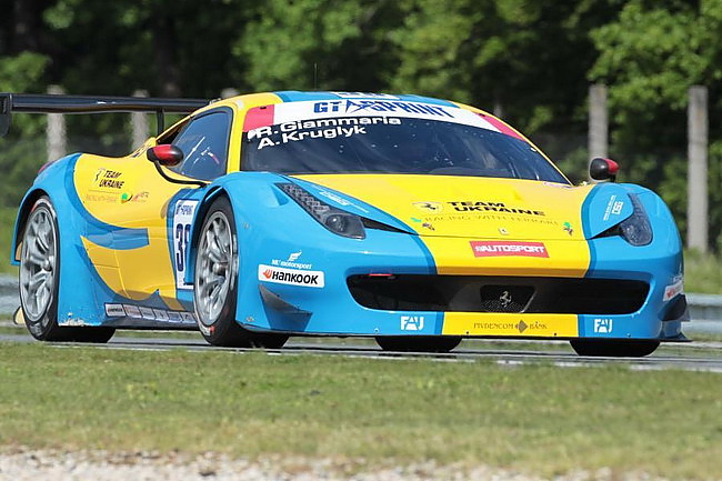 Team Ukraine racing with Ferrari