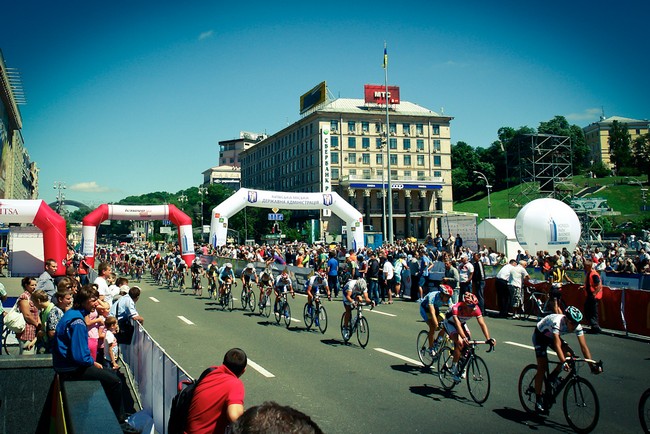 В Киеве состоялся Чемпионат Украины по велоспорту