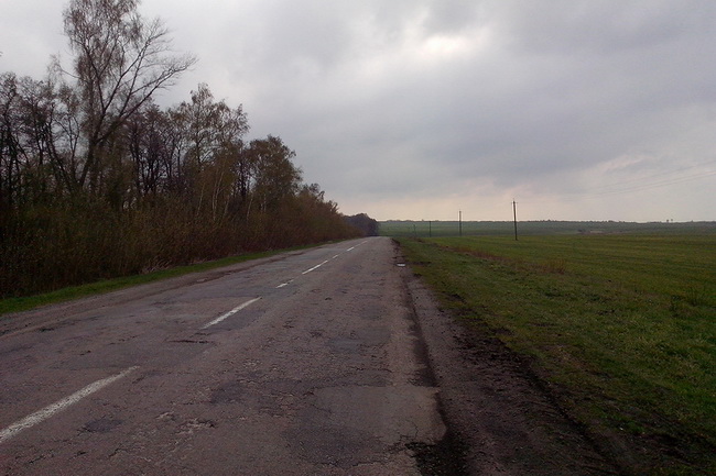 Дороги на Западной Украине по дороге в Карпаты