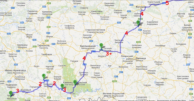 Дороги на Западной Украине по дороге в Карпаты
