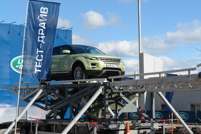 внедорожные испытания Ford и Land Rover