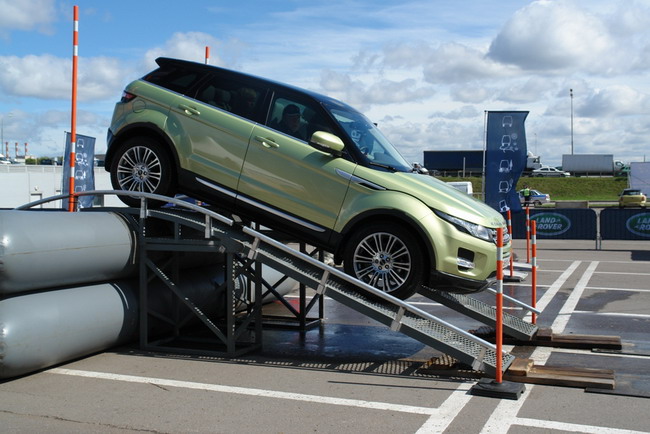 внедорожные испытания Ford и Land Rover