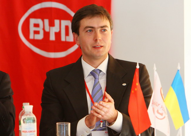 Генеральный директор компании Automotive Europe Corporation, представляющий BYD в Украине, Ярослав Гураль