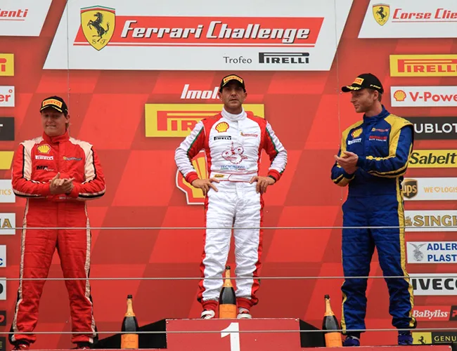 Team Ukraine на этапе Ferrari Challenge в Имоле