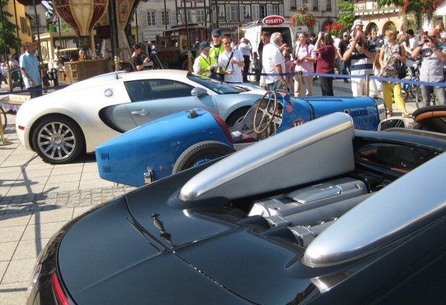 выставка классических Bugatti