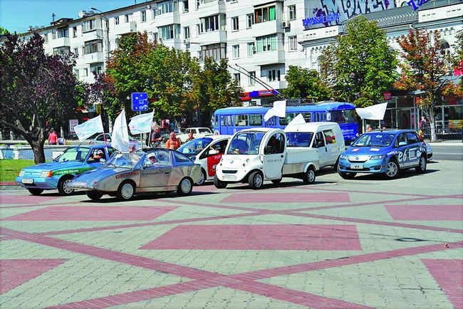 Автопробег на электромобилях по Крыму