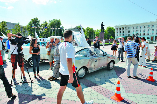 Автопробег на электромобилях по Крыму