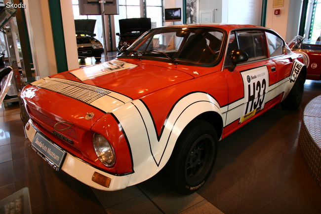 Прототип Skoda 200 RS в заводском музее компании