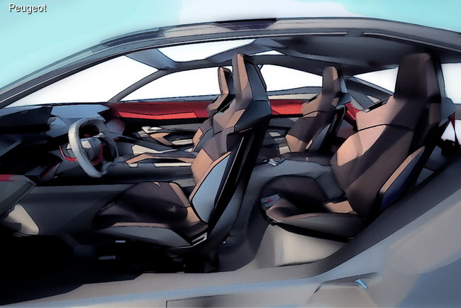 Peugeot привезет в Париж концептуальный кроссовер Quartz