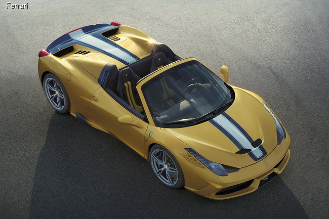 Парижский автосалон 2014: Ferrari порадует открытой спецверсией 458 Speciale A