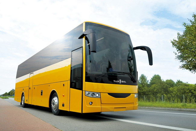 Новый туристический автобус Van Hool EX 