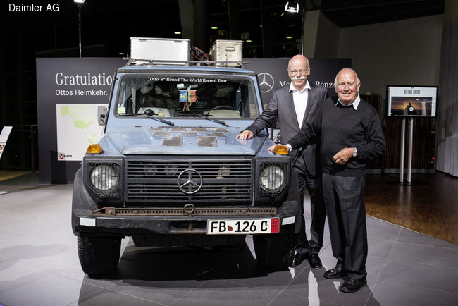 Уникальное путешествие длиной 26 лет закончилось в музее Mercedes-Benz