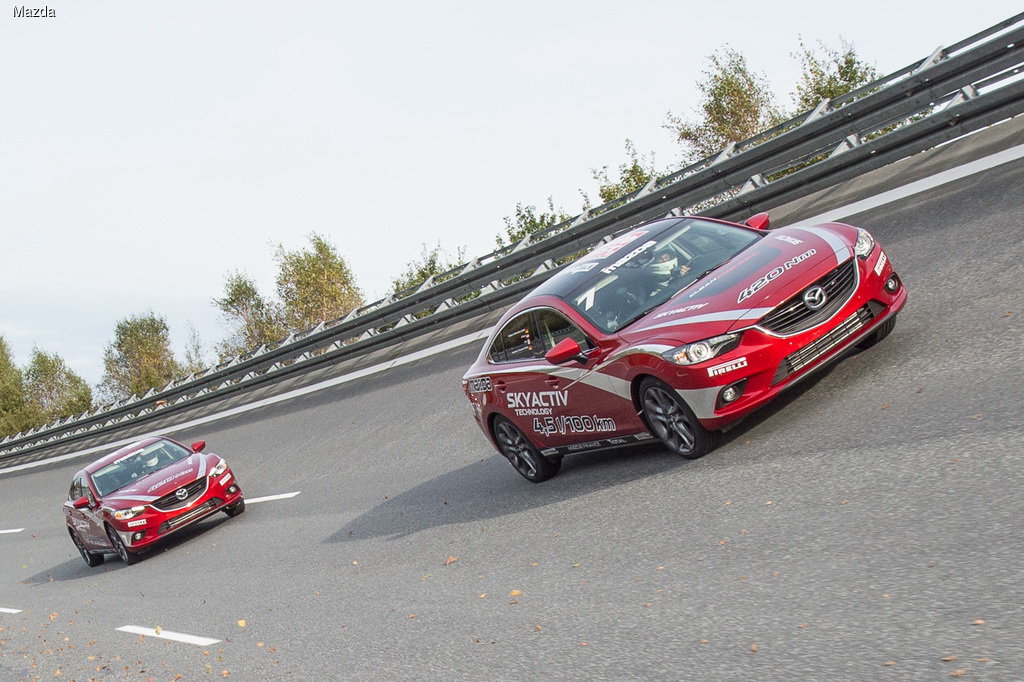 Дизельная Mazda6 установила 20 рекордов скорости