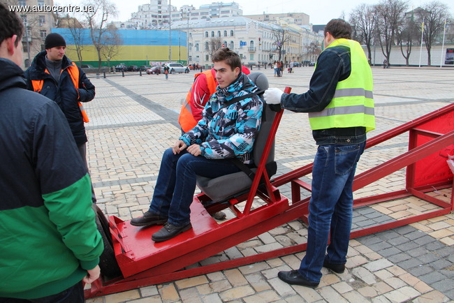 ГАИ организовало в Киеве необычный флэш-моб
