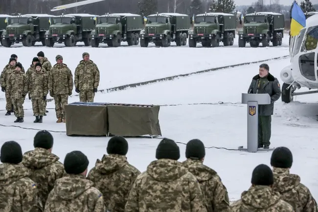Передача военной техники для ВС Украины