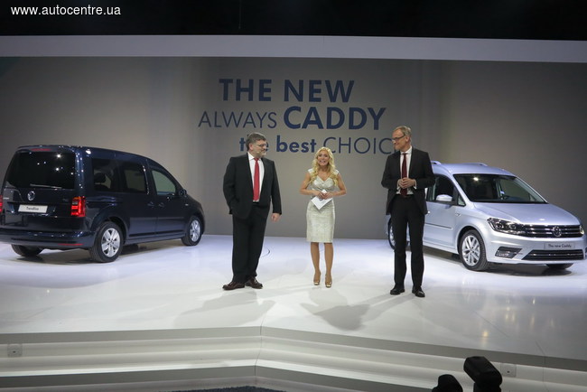 Презентация Volkswagen Caddy четвертой генерации 