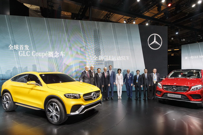 Шанхайский автосалон: мировая премьера Mercedes-Benz GLC Coupе