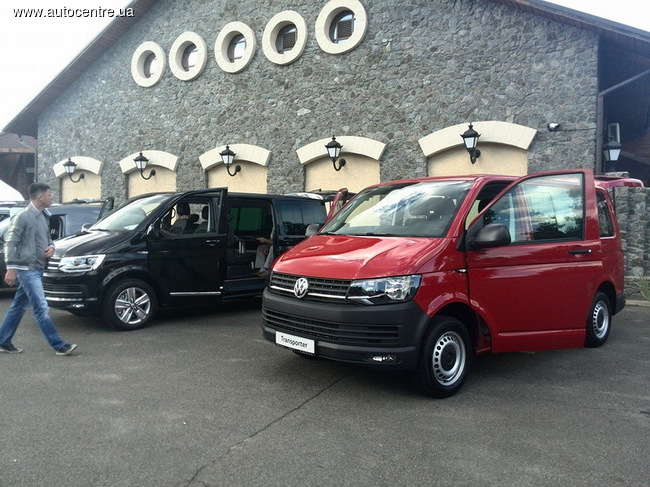 В Украине дебютировали Volkswagen Transporter T6 и Caddy 4