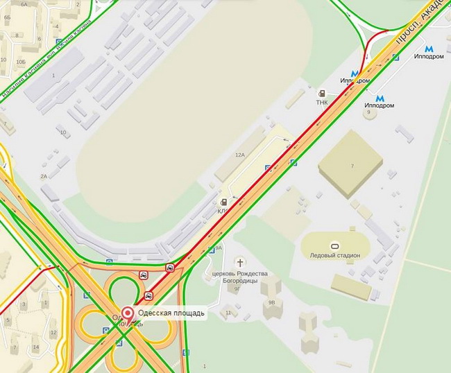 Выезд из Киева на Одессу перекрыт