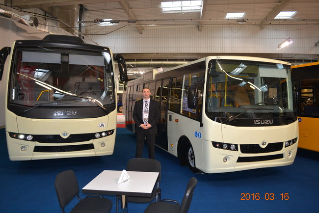 Новые украинские автобусы - на выставке в Польше