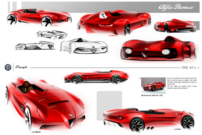 Итальянский дизайнер подготовил проект уникальной Alfa Romeo