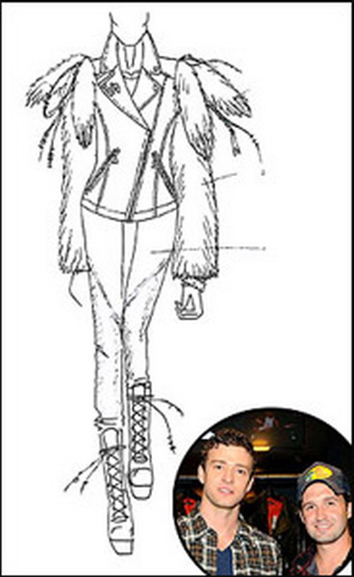 Джастин Тимберлейк,коллекция одежды «Кочующий байкер»