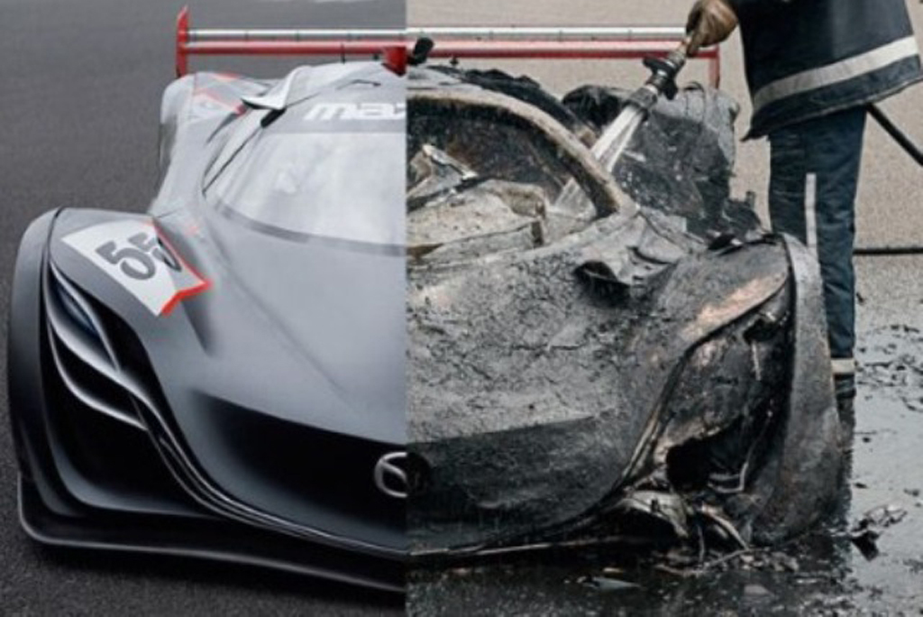 top gear сожгла единственную в мире mazda furai top gear сожгла единственную в мире mazda furai